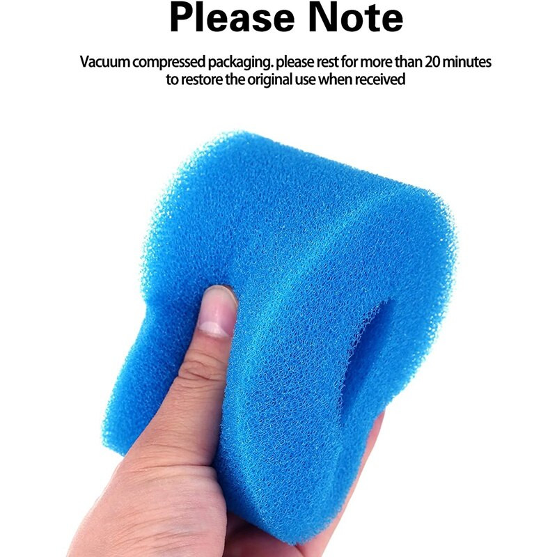 24 buc Burete de spumă pentru piscină pentru Intex S1, reutilizabil, lavabil, spumă de curățare, spumă pentru piscină, accesorii pentru înot