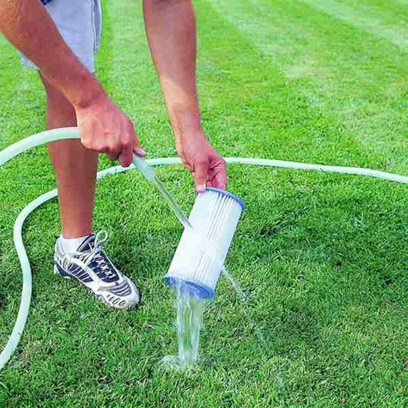 8 бр. филтър за плувен басейн, съвместим с касета Bestway тип II, резервен филтър за горещи вани за филтърна помпа Lay Z Spa