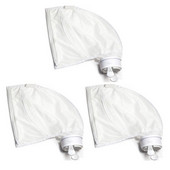 3 vnt. keitimo maišelis su užtrauktuku, tinka Polaris 280 480 baseino valikliui universaliam filtravimo maišeliui baseino valikliui