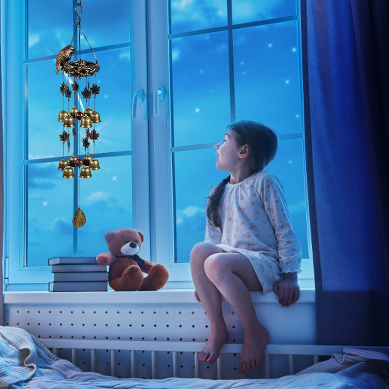 Szélcsengő dekoratív szélcsengő udvari nappali Szélcsengő pázsit dekor Házavató születésnapi dekorációs kellékek