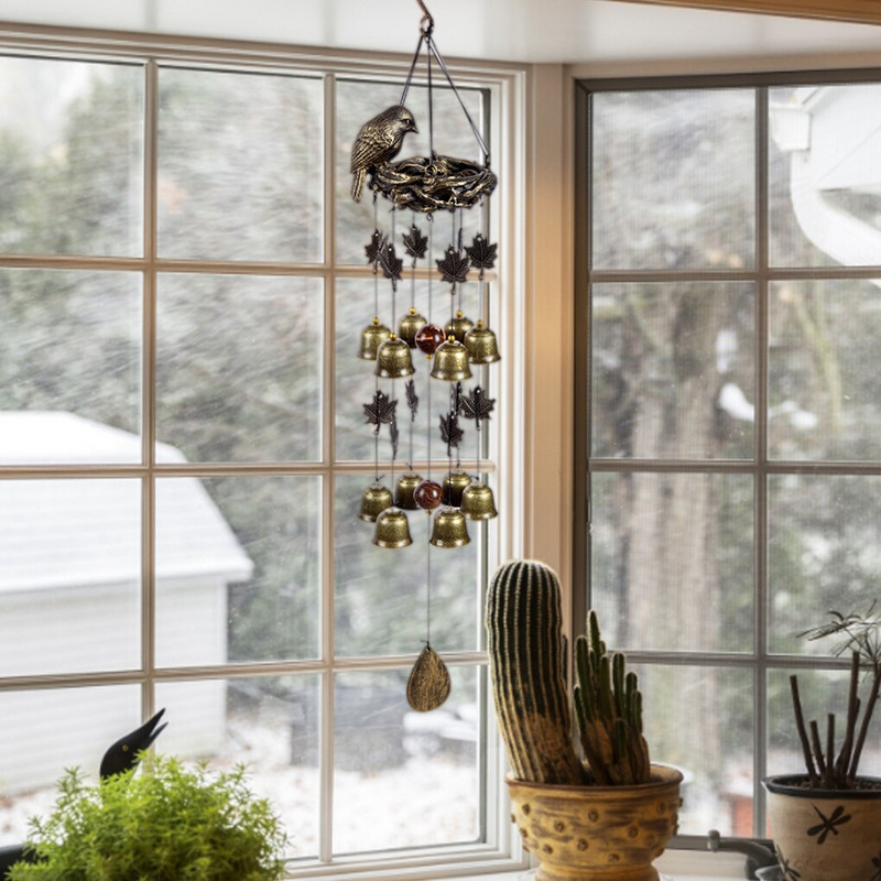 Szélcsengő dekoratív szélcsengő udvari nappali Szélcsengő pázsit dekor Házavató születésnapi dekorációs kellékek