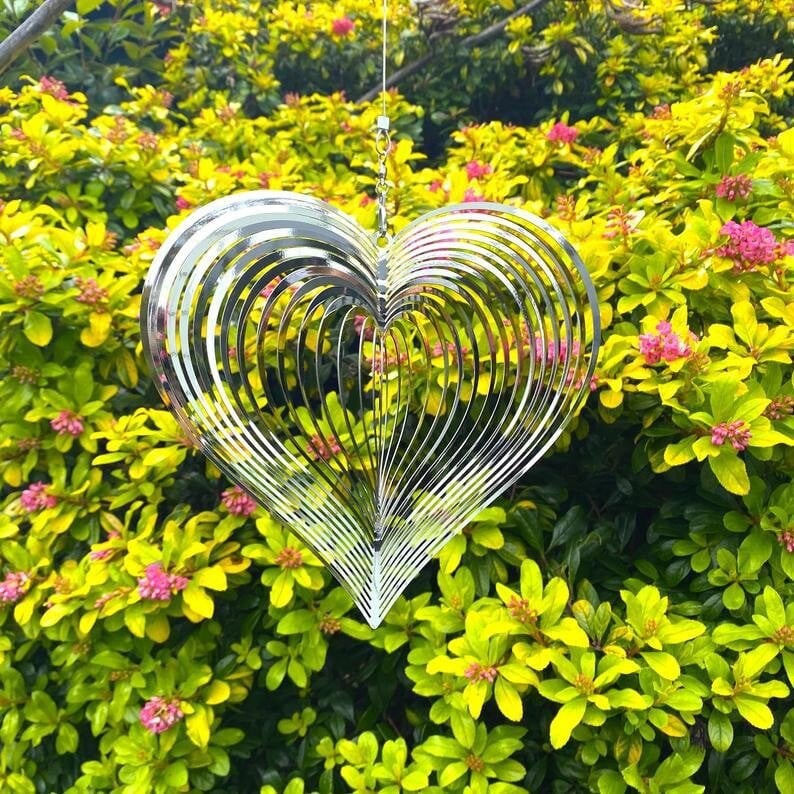 Wind Chimes Beach Glass Catcher Vrt Viseći i udarajući SpinnerWind Extra Large Wind Chimes Vanjski Deep Tone Crystal Glass