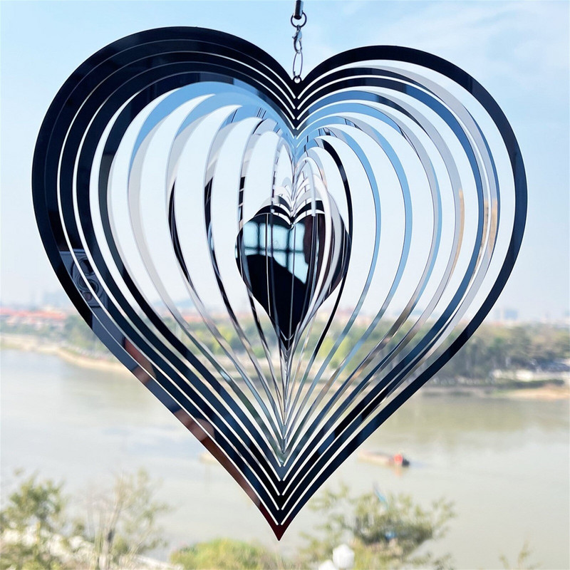 Wind Chimes Beach Glass Catcher Vrt Viseći i udarajući SpinnerWind Extra Large Wind Chimes Vanjski Deep Tone Crystal Glass