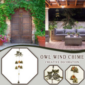 Clopoței Grădină Decorații cu apă Grădinărit (negru) clopoței de vânt bufniță grădină în aer liber Clopote de grădină mari pentru plajă Clopoței de vânt de mare sticlă