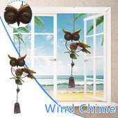 Led Hummingbird Wind Chimes Dugi po dužini Veliki Chime Wind Bell Viseći ukrasi za trijem Vanjski vrtni ukrasi Svjetla