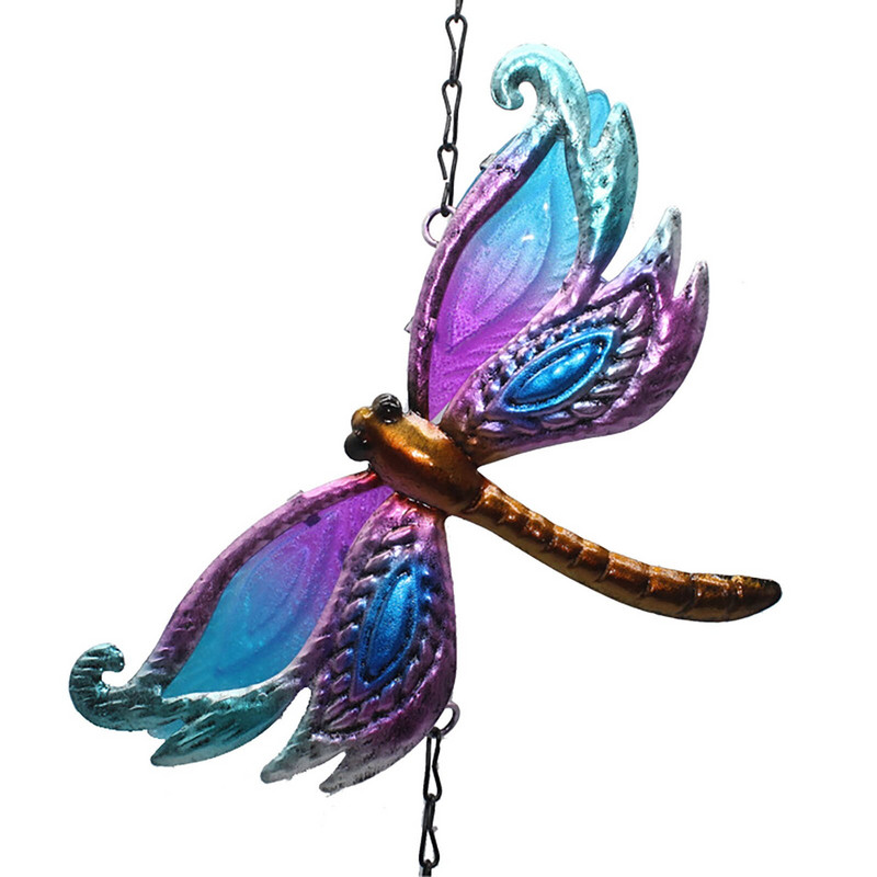 Bakina zvončića na vjetar Balkonsko zvonce Iron D Wind Glass Crafts Mali zvončići na vjetar za dvorište Solar Powe Hummingbird Mobile