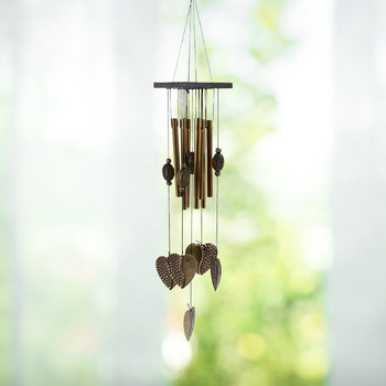 Stain Glass Wind Chimes Outdoor -Grass Woven For Garden Ύφασμα -παλαίωση διαπερατά και εξωτερικά ηλιακά φώτα πεταλούδες Mini Chimes
