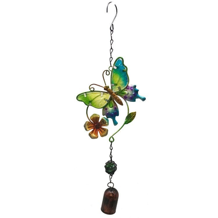 Led Hummingbird Wind Chimes Metalna dekoracija sobe Viseće zvono oslikano vjetrom Kristalno za lustere Stakleno zvono u obliku duge na prozoru