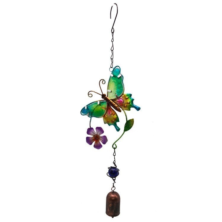 Led Hummingbird Wind Chimes Metalna dekoracija sobe Viseće zvono oslikano vjetrom Kristalno za lustere Stakleno zvono u obliku duge na prozoru