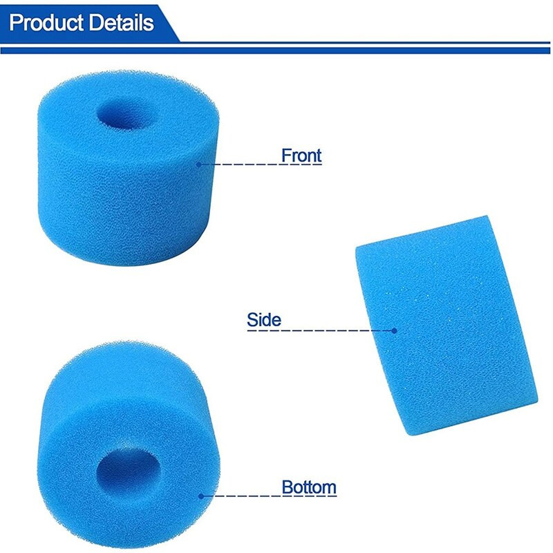 BEAU-Type S1 SPA sūkurinės vonios filtro keitimas Daugkartinio naudojimo baseino filtro kasetė Plaunamas baseino filtras Intex S1 29001E