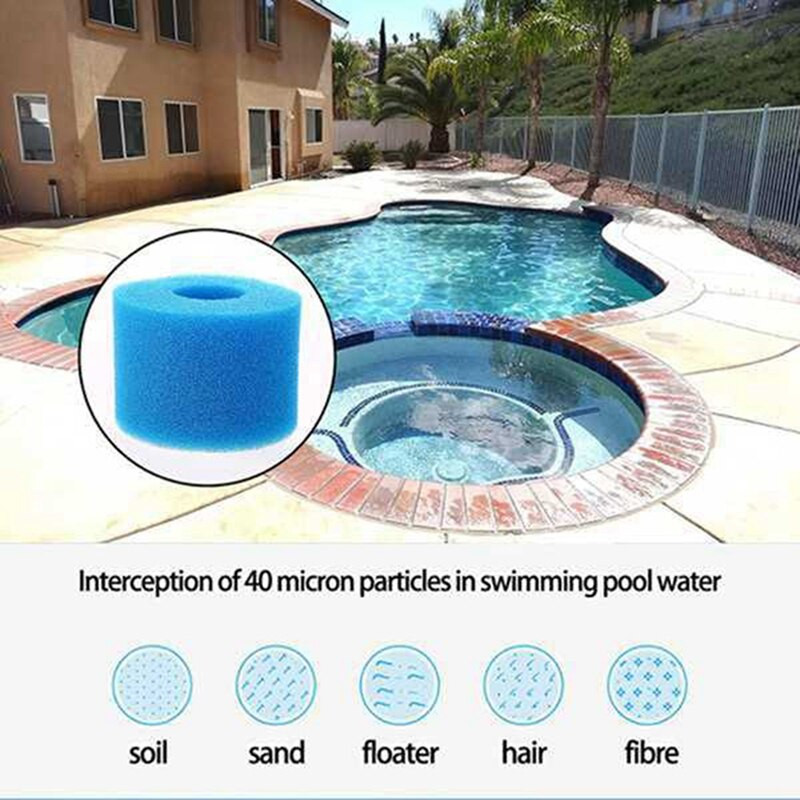 BEAU-Type S1 SPA sūkurinės vonios filtro keitimas Daugkartinio naudojimo baseino filtro kasetė Plaunamas baseino filtras Intex S1 29001E