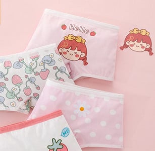 Boxeri pentru copii cu motive florale