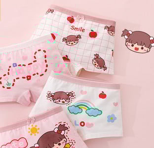 Boxeri pentru copii cu motive florale