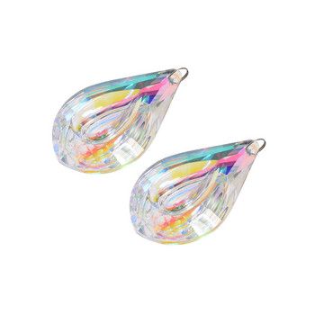 Wind Chimes Memorial δώρο Κρεμαστό πολυέλαιος κρεμαστό γυαλί DIY Διακόσμηση Χρώμα Κρύσταλλοι Διακόσμηση Wind Chime Beads Clear House