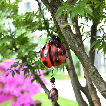 Hummingbird Wind Spinners Outdoor Hand Wind Bee Painted Metal Creative Crafts Bell Chimes Γυάλινος πολυέλαιος ανεμοδιακοσμητικά