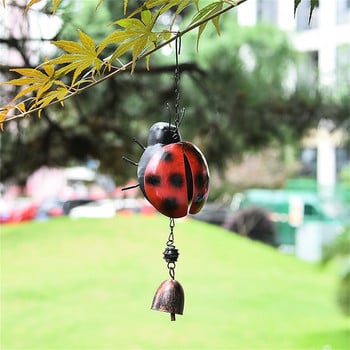 Hummingbird Wind Spinners Outdoor Hand Wind Bee Painted Metal Creative Crafts Bell Chimes Γυάλινος πολυέλαιος ανεμοδιακοσμητικά