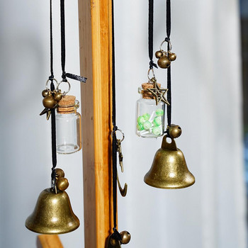 Witch Bell Προστασία για πόμολο πόρτας κρεμάστρα Wiccan Wind Chimes Κρεμαστό στολίδι Witchcraft Supplies For Boho διακόσμηση δωματίου