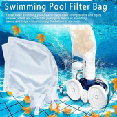 2kom Vrećice za čišćenje bazena Dizajn patent zatvarača Zamjenska tkanina otporna na kidanje Filter vrećice za bazene za Polaris 280 Pool C