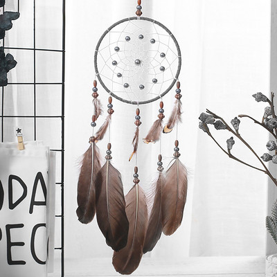 Sretno zvončići vjetra Kreativno retro zvonce za spavaću sobu Viseći privjesak vjetra Indijski vrtni set Poklon Dekoracije duginih boja Vanjski