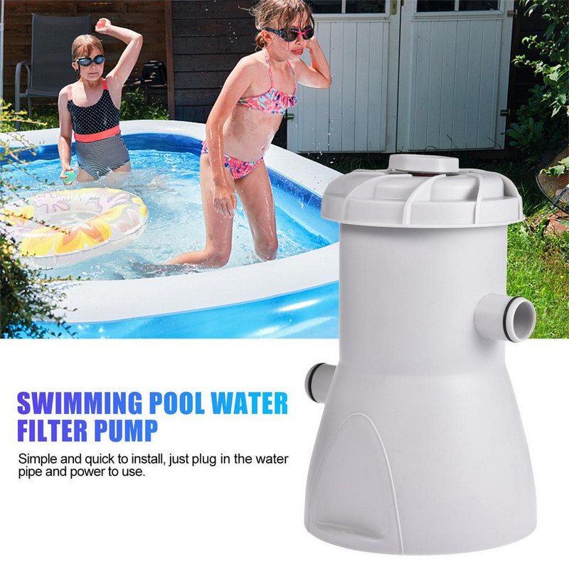 Pumpa za filtriranje 530 galona Velika pumpa za filtriranje srednje veličine Plastični mrežasti nosač Optočna pumpa za bazen Filterska pumpa Pumpa za filter
