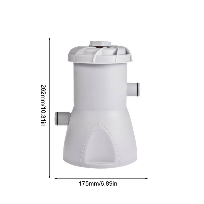 Pumpa za filtriranje 530 galona Velika pumpa za filtriranje srednje veličine Plastični mrežasti nosač Optočna pumpa za bazen Filterska pumpa Pumpa za filter