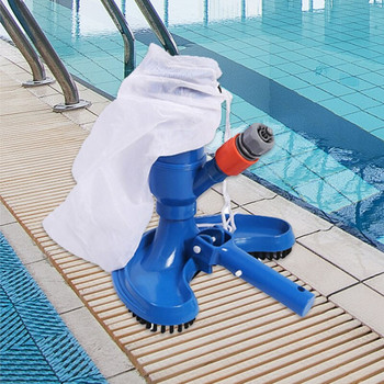 Ηλεκτρική σκούπα πισίνας Καθαρισμός απολυμαντικό εργαλείο αναρρόφησης κεφαλής λίμνης Σιντριβάνι Σπα Ηλεκτρική σκούπα πισίνας Βούρτσα με λαβή Eu/us
