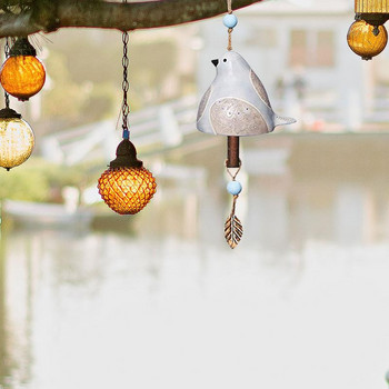 Chimes For Outdoors 15,7 ιντσών Long Creative Resin Wind Chime Crisp Sound Windchimes Μοναδική διακόσμηση εξωτερικού χώρου Clearance Bird Decor for Patio