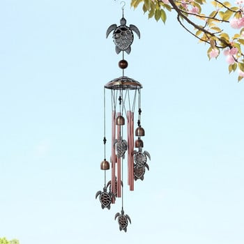 Vintage Μεταλλικό Wind Chime Bird Butterfly Pastoral Retro Garden Copper Hanging Tube Style Chimes Κρεμαστό Κουδούνι εξωτερικού χώρου J6J3