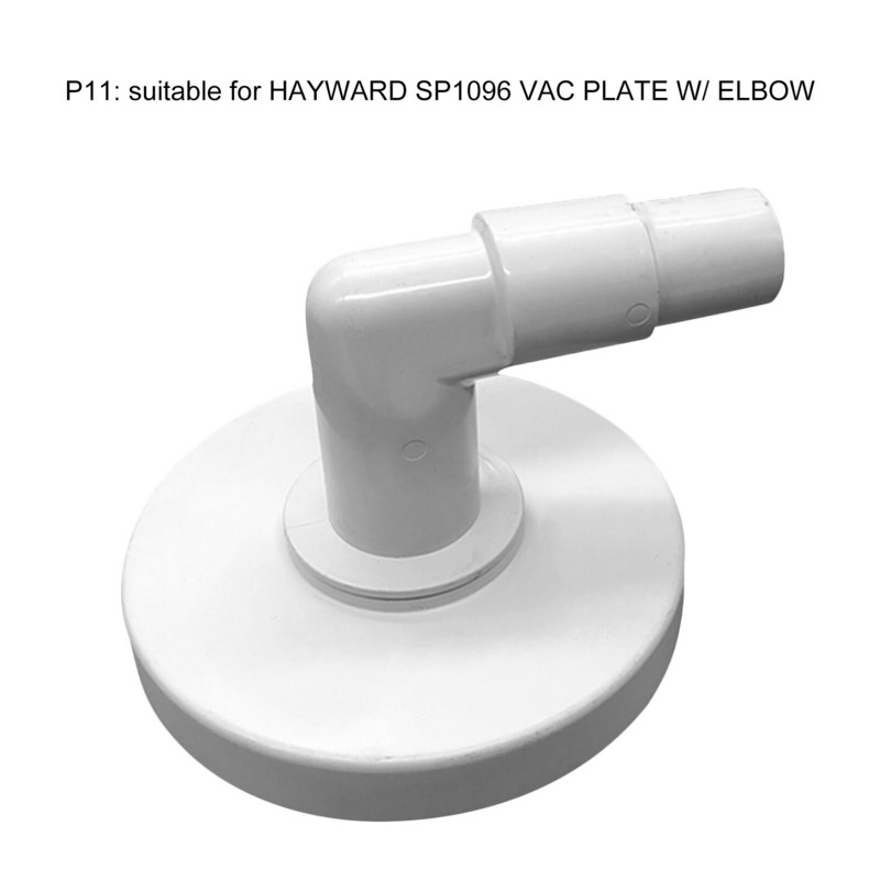 Baseino skimerio nugriebimo vakuuminio adapterio plokštė 90 alkūninio skimmerio baseino pakeitimo priedai, skirti VIRŠ ŽEMĖS / ŽEMĖJE VAC PLOKŠTEI