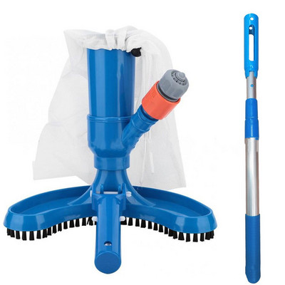 Baseino dulkių siurblio valymo įrankių rinkinys siurbimo galvutės tvenkinio fontanas vonios dulkių siurblys šepetys karšto baseino priedai