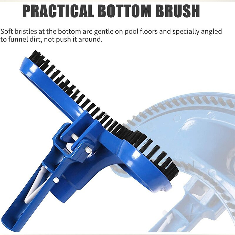 Baseino dulkių siurblio valymo įrankių rinkinys siurbimo galvutės tvenkinio fontanas vonios dulkių siurblys šepetys karšto baseino priedai