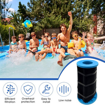 Филтър за помпа за басейн за многократна употреба Миещ се плувен басейн тип A/C филтър Аксесоари за подмяна вместо гъба и хартиен филтър