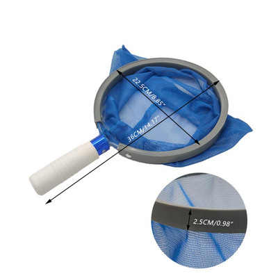 Ištraukiamas baseino tinklelis Skimmer tvenkinio vonia Nukritę lapai valymo tinklelis lauko baseino valiklio priedai