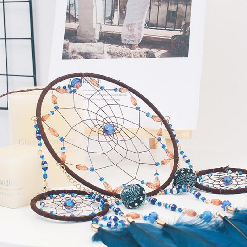 Wind Chime Vješalice Poklon Dreamcatcher Dekoracija Dekoracija sobe Kućna mreža za vjenčanje Osvjetljenje automobila Suncokret Film za hvatanje svjetla