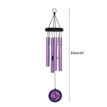 Wind Chimes Εξωτερικοί σωλήνες αλουμινίου Chakra Energy Healing Memorial Wind Chimes για διακόσμηση σπιτιού Αίθριο κήπου εξωτερικού χώρου