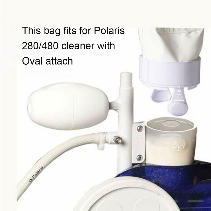 2kom za Polaris 280 480 Pool automatski čistač lišća Bag dijelovi 2kom mulja Višenamjenski Pool Sweep Vacuum Suction Machine Vreće novo