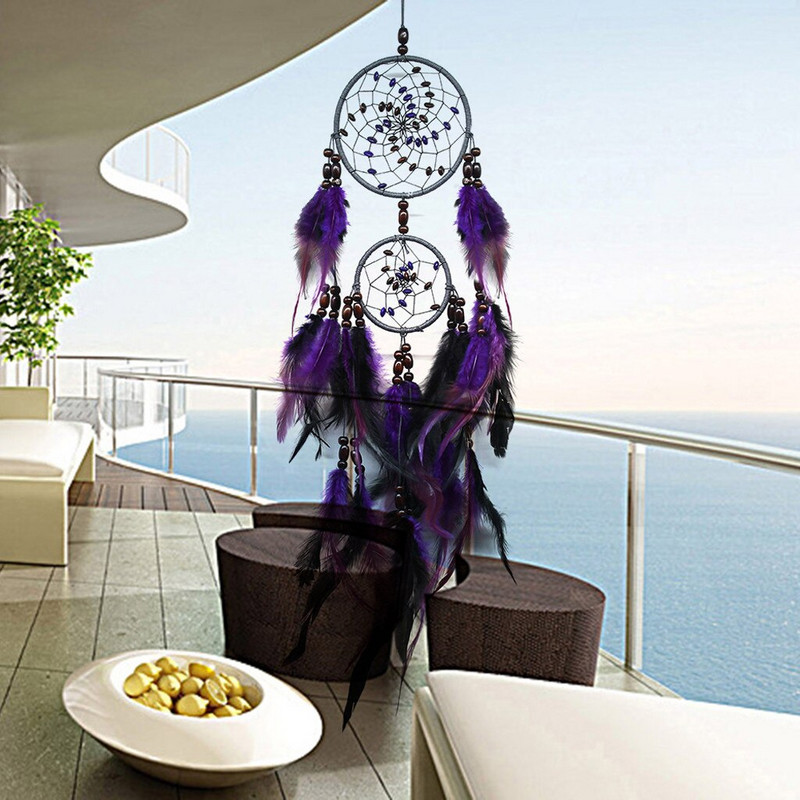 Wind Chimes Plažni stakleni zidni viseći hvatač Dekoracija Vintage vitraji Viseći poklon za sjećanje na voljenu osobu