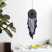 Clopoței de vânt solar cu LED Decorare în aer liber Mașină Acasă Pene Cadou Alb Perete Vis Lucruri răcoritoare de grădină pentru bărbați Ocean Mom