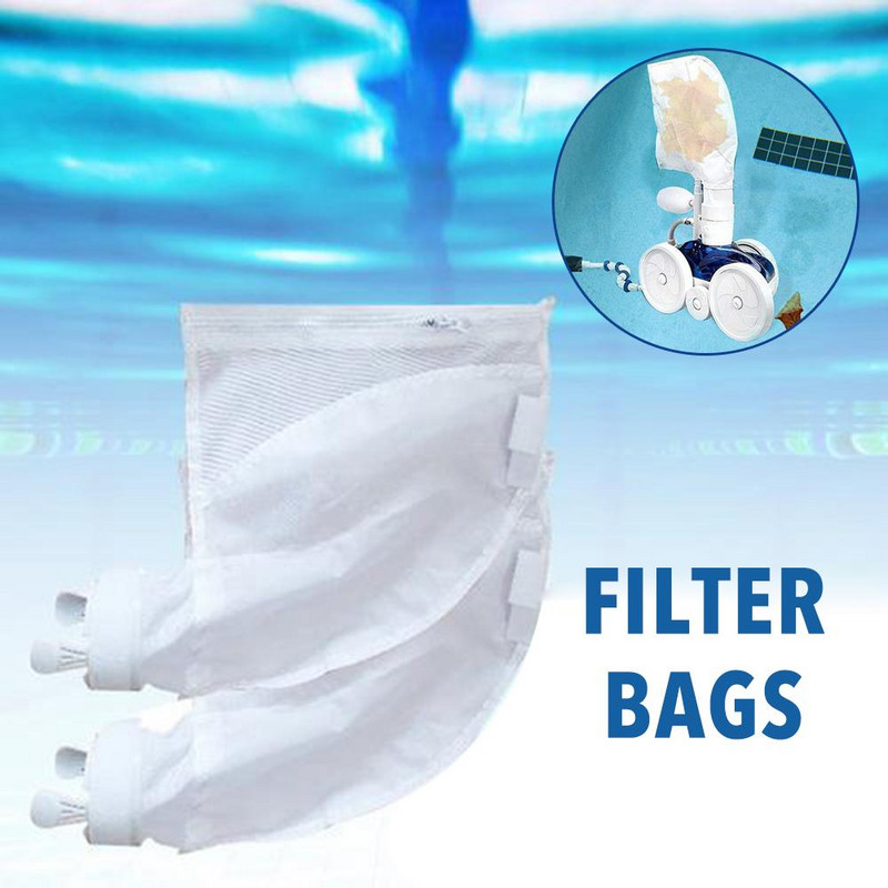 2 vnt. užtrauktuku užsegamas filtro maišelis, skirtas Polaris 280 480 baseino valikliui, keičiamam sietelio maišeliui, baseino valymo įrankių priedams