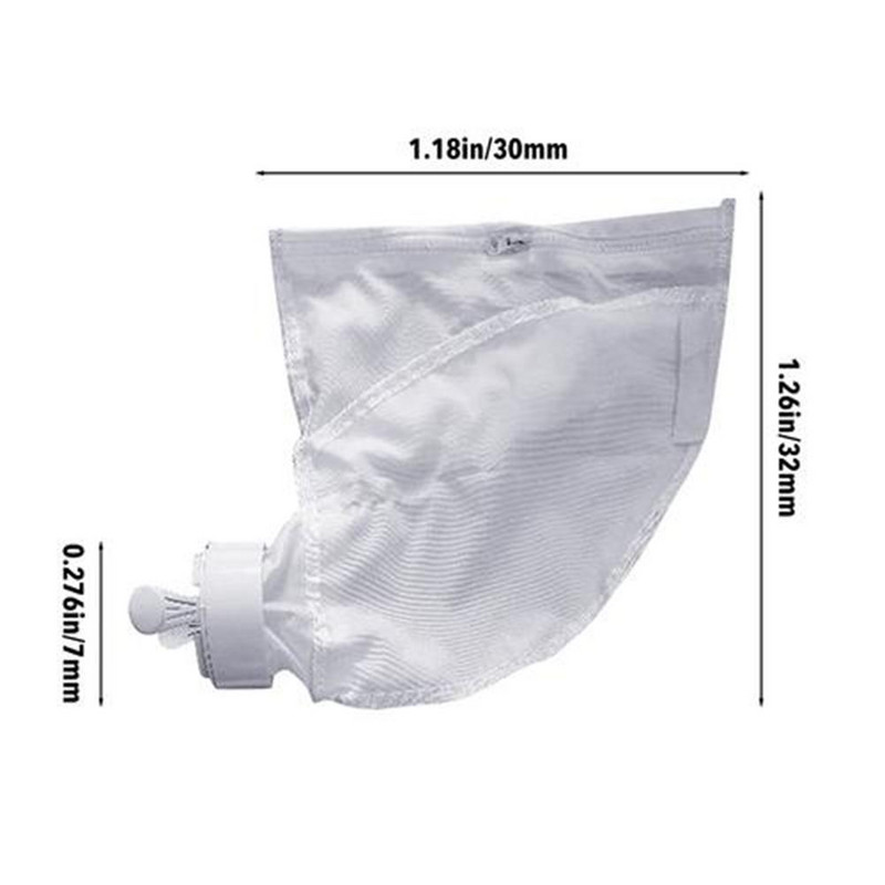 2 vnt. užtrauktuku užsegamas filtro maišelis, skirtas Polaris 280 480 baseino valikliui, keičiamam sietelio maišeliui, baseino valymo įrankių priedams