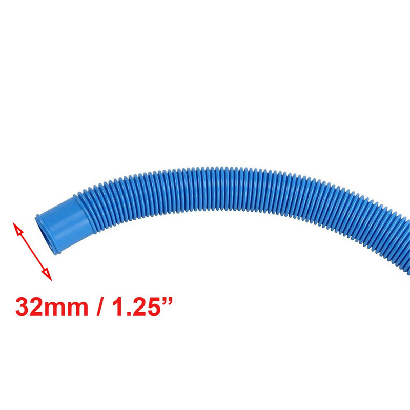 6,5M 32mm dulkių siurblio sriegio žarna požeminio baseino dulkių siurblio žarnos siurbimo plaukimo pakaitinis vamzdis