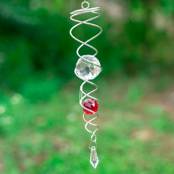 3D Wind Spinner Sparkling Effect Διακόσμηση κήπου από ανοξείδωτο ατσάλι Wind Spinner Tree Of Life Κρεμαστό στολίδι βεράντας