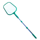 Nešiojamas baseino skimeris aliuminio lydinio teleskopinės rankenos lazdos jungtis su gelbėjimo tinklu baseino valymas racionalus