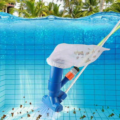 Swimming Pool Spa Suction Vacuum Head Pool Suction Head Cleaner Cleaning Kit Εξαρτήματα Εργαλείο με ράβδο 5 τμημάτων US EU