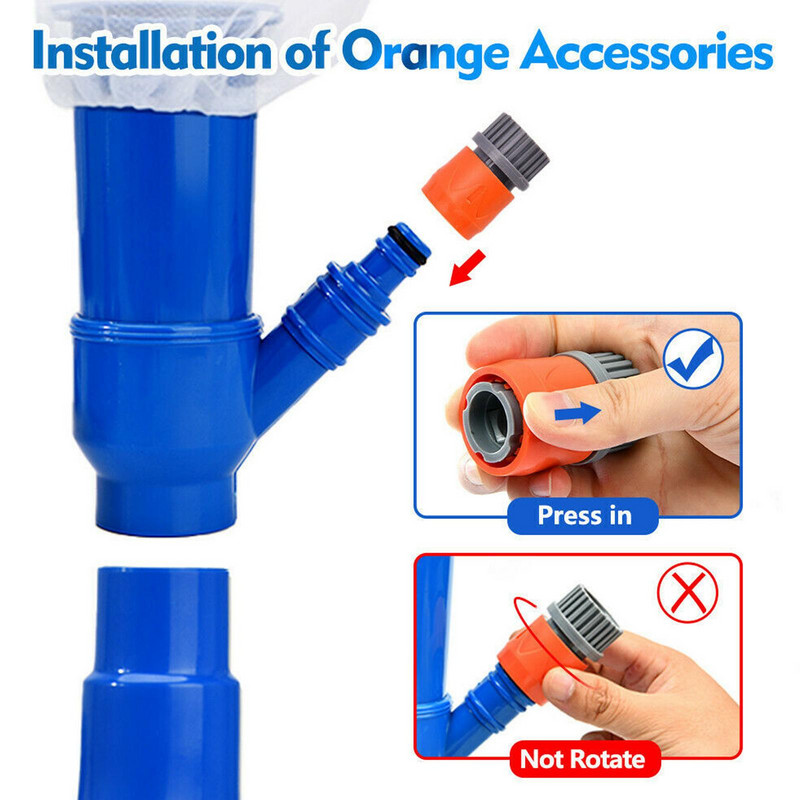 Basseini spaa imemispea basseini imemispea puhastuskomplekt Puhastuskomplekt tarvikud Tööriist 5-sektsioonilise vardaga USA EL