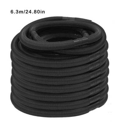 Celková dĺžka 6,3 m, čistič bazénov, 32 mm, výkres potrubia, vodná hadica, odolná voči UV žiareniu a chlóru, pre systém filtračného čerpadla