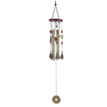 Wind Chimes Παραδοσιακό Μασίφ Ξύλο Μεταλλικό Ανεμοειδές κρεμαστό μενταγιόν Διακόσμηση κήπου γιαγιάδες