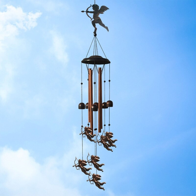 Clopoței de vânt din metal nordic pentru intrare acasă, grădină, balcon, curte, curte, ornamente rafinate de interior, în aer liber, clopote de vânt