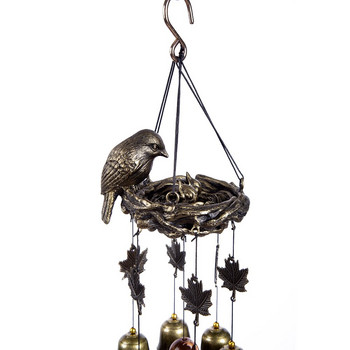 Bird\'s Nest Wind Chimes Bird Bell Wind Chimes Δώρα προς τιμήν της αγάπης της μητέρας Στολίδια στον κήπο στην πίσω αυλή Εκκλησία