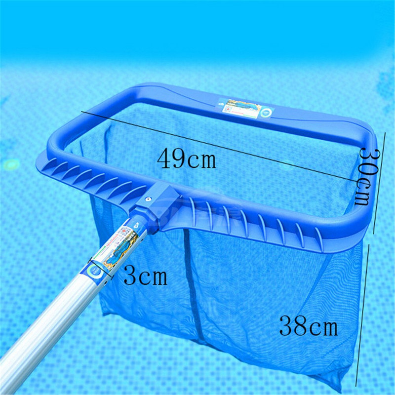 Plasa de scuturare pentru piscina Plasa de skimmer pentru iaz de pesti Frunze de gunoi Plasa de grabla Instrument profesional de curatare pentru Skimmer de piscina Plasa de cadru de plasa